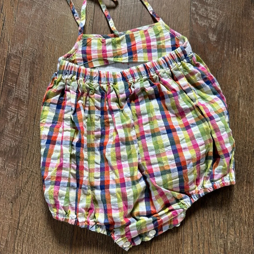 Baby Petite Palace Plaid Bodysuit 6 Months Multi-color